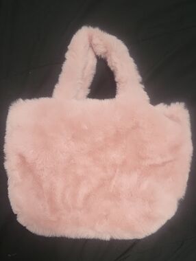 2/$7**Fuzzy Pink Shoulder Bag